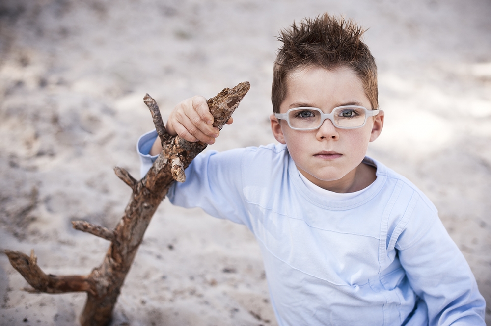 Boy with Stick. Miłosz