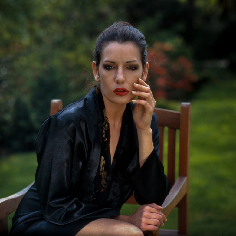 In the garden. Ewelina.